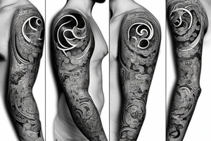 yin yang tattoo idea