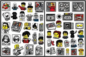 Lego block tattoo idea