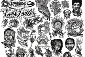 Jimi handrix tattoo idea
