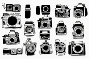 Camera Smile tattoo idea