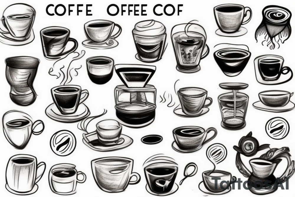 Coffee tattoo idea