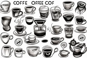 Coffee tattoo idea