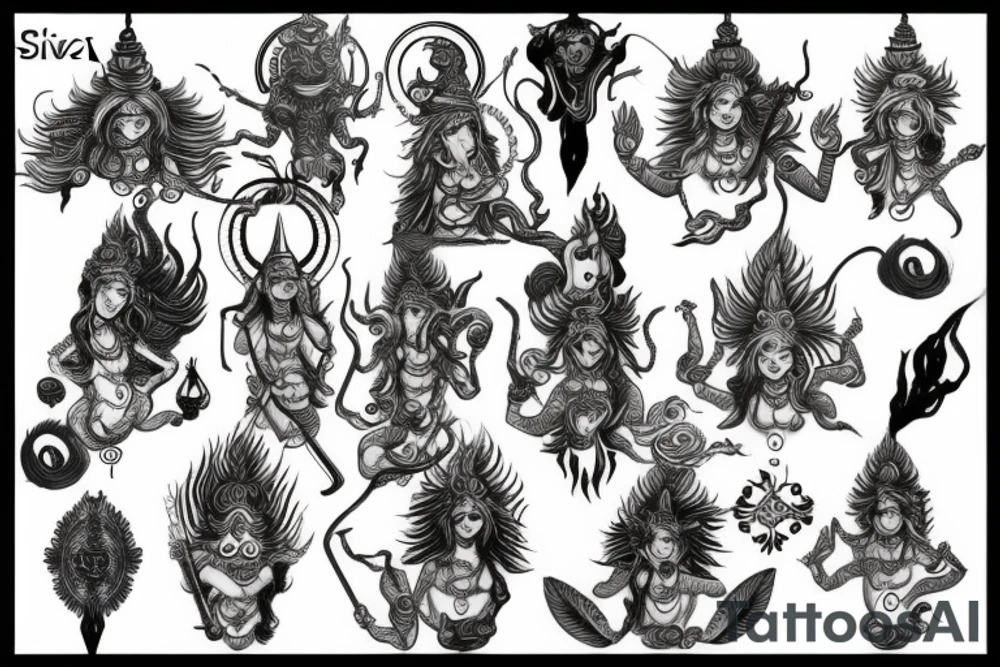 shiva tattoo idea