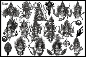 shiva tattoo idea