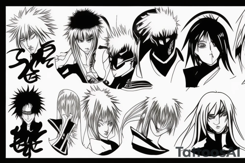 Bleach anime tattoo idea