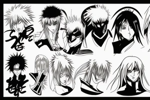 Bleach anime tattoo idea