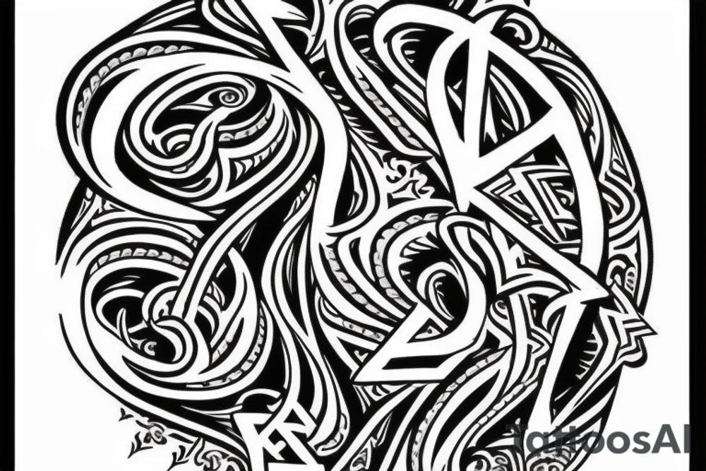 i want a tatto with the leters and the symbols by this order "U" "|" "R" tattoo idea