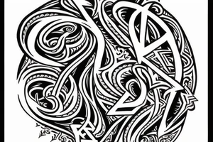 i want a tatto with the leters and the symbols by this order "U" "|" "R" tattoo idea