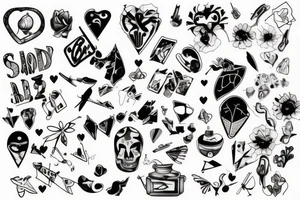 sad
broken tattoo idea