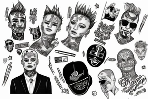 lil skies tattoo idea