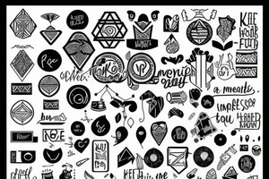 Keep moving forward because of those who are important to you tattoo idea