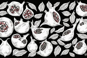Pomegranate tattoo idea