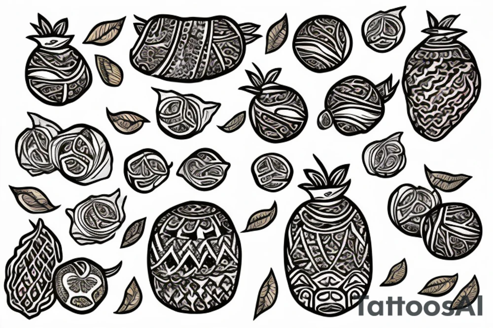 Pomegranate tattoo idea