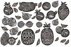 Pomegranate tattoo idea