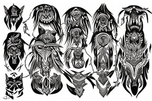 howl tattoo idea
