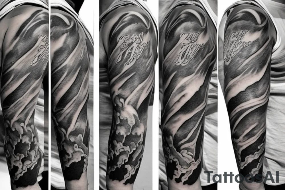 Jeremiah 29:11 verse inner forearm clouds in background tattoo idea