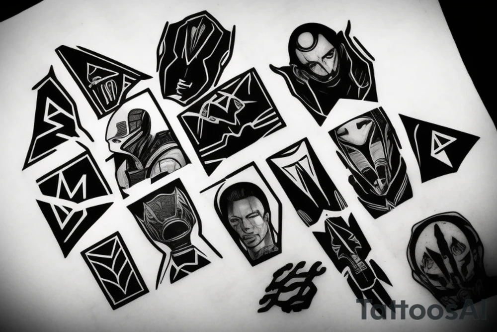 Mass effect n7 tattoo idea