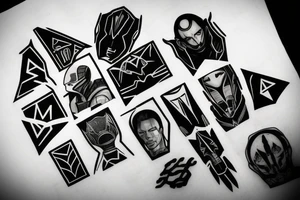 Mass effect n7 tattoo idea