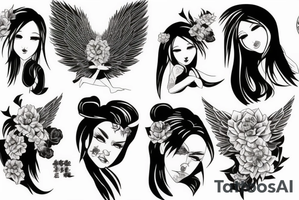 vinnie hacker angel tattoo tattoo idea