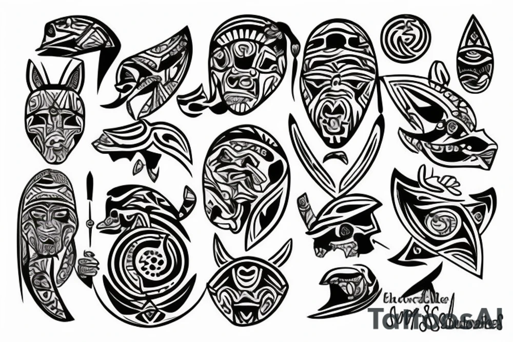 Taino Schildkröte tattoo idea