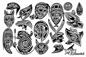 Taino Schildkröte tattoo idea