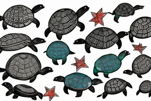 Taino Turtle tattoo idea