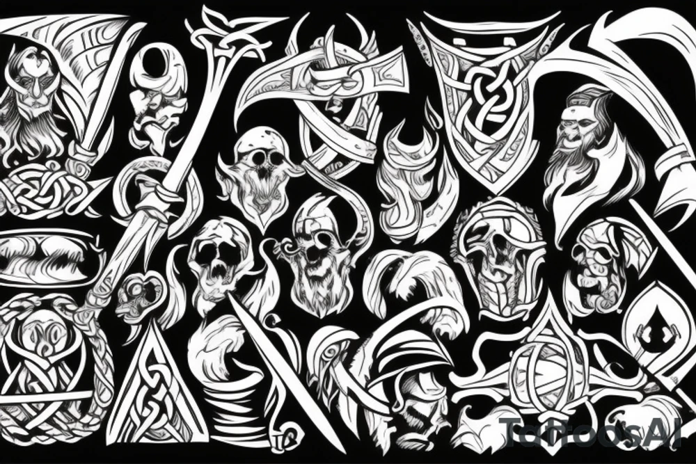 Viking. Art. tattoo idea