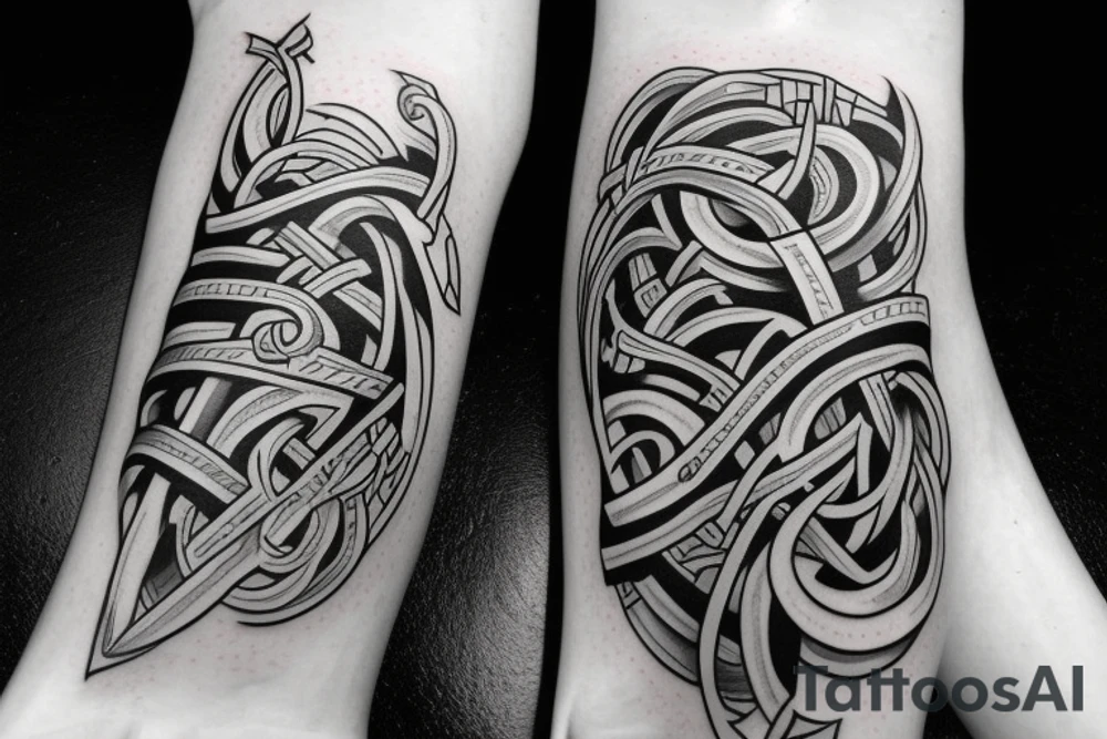 Viking. Art. Letters tattoo idea