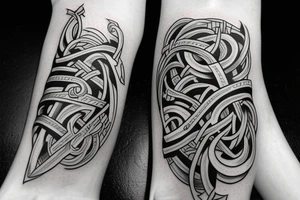 Viking. Art. Letters tattoo idea