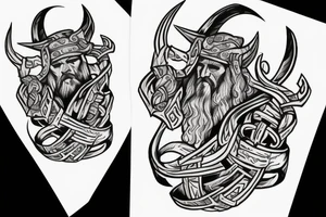 Viking. Art. Letters tattoo idea