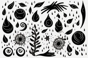 Midnight rain tattoo idea