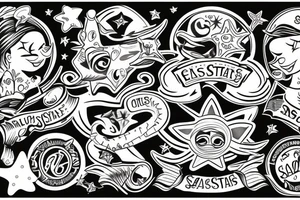 Seastars tattoo idea