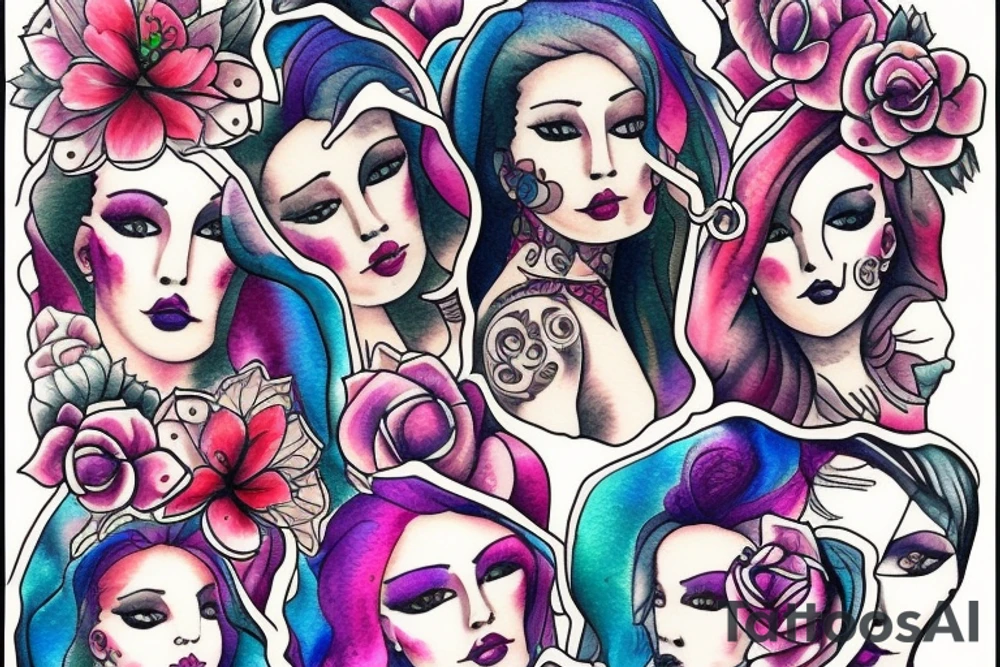 Pierced Lady tattoo idea