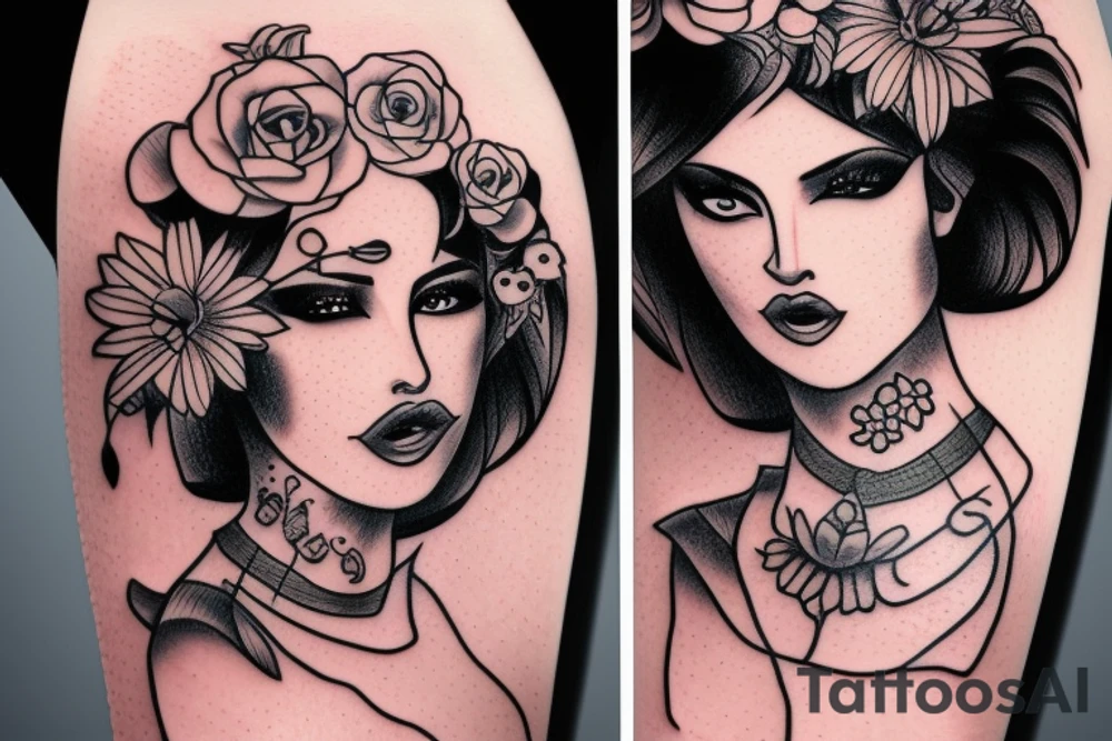 Pierced Lady tattoo idea
