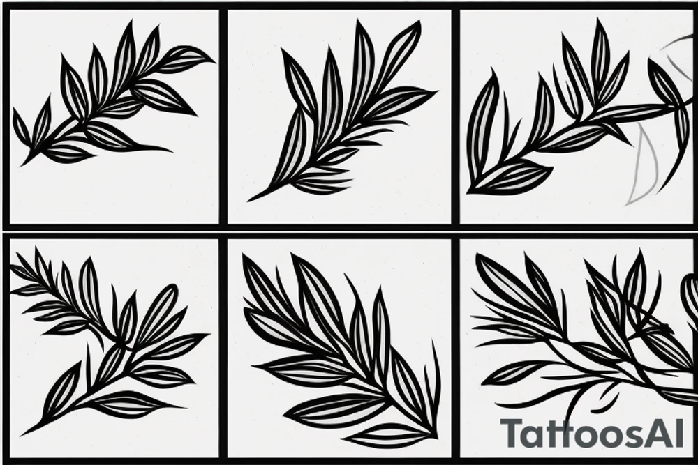 olive branch tattoo idea