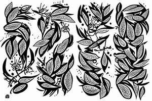 olive branch tattoo idea