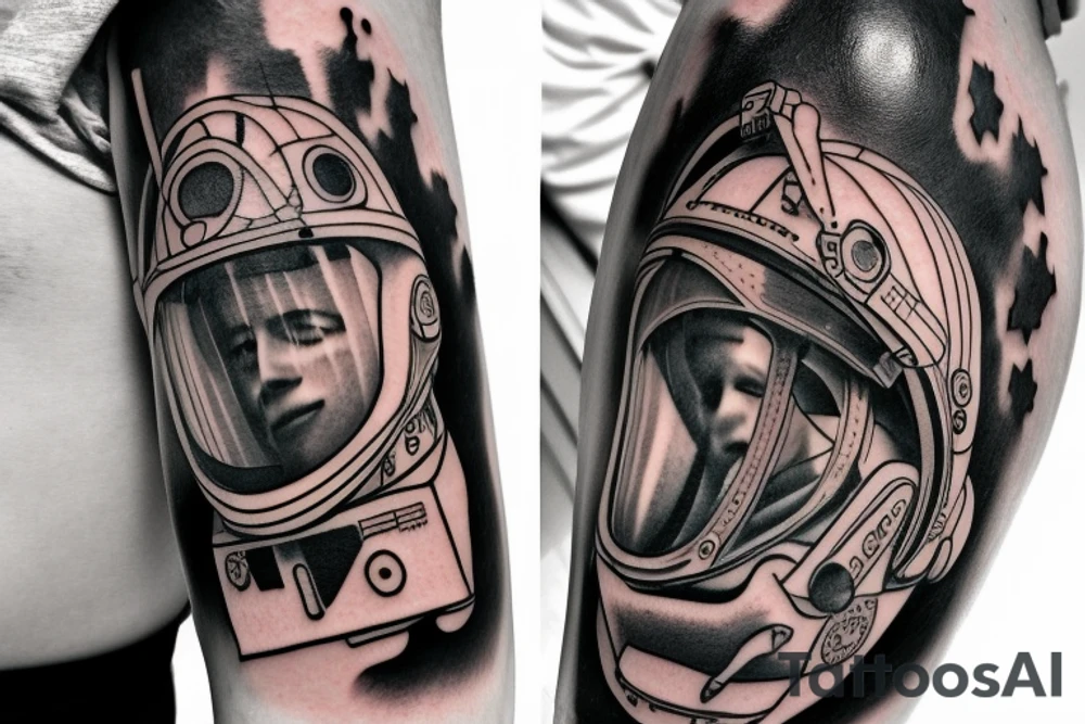 Astronaut tattoo idea