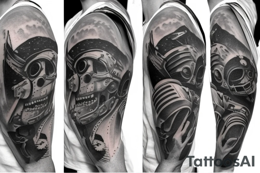 Astronaut tattoo idea