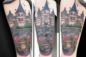 Studio ghibli's, castle in sky tattoo idea