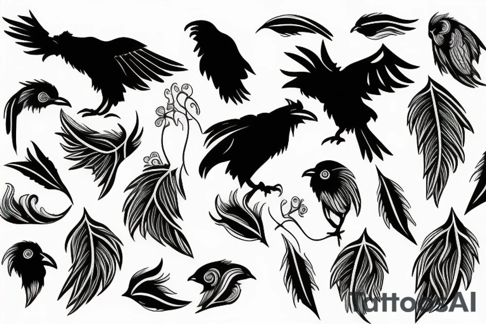 ravens pack tattoo idea