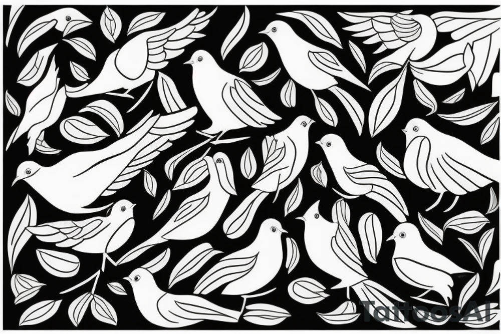 Dove of peace tattoo idea