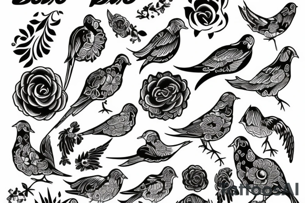 Dove of peace tattoo idea