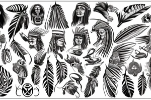 Cherokee indian tattoo idea