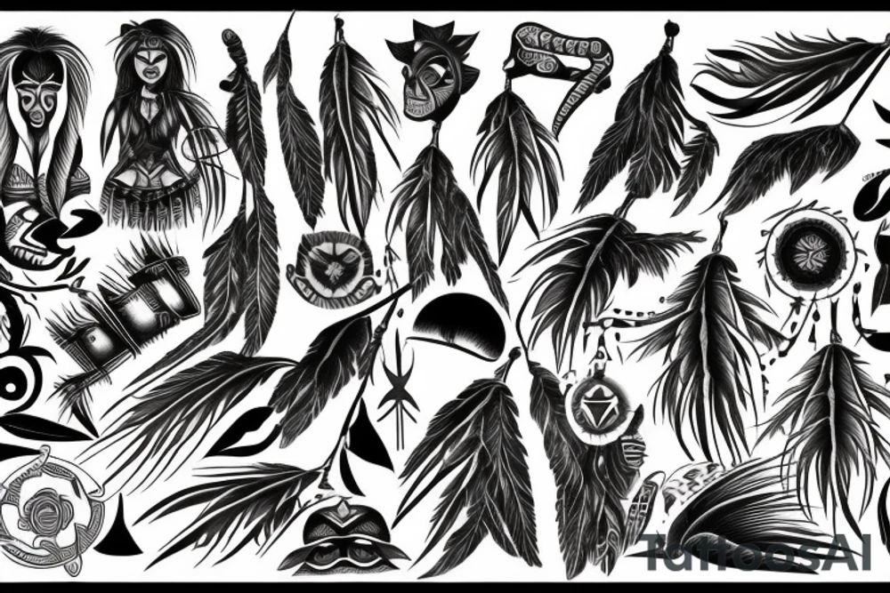 Cherokee Indian tattoo idea