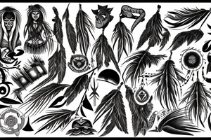 Cherokee Indian tattoo idea