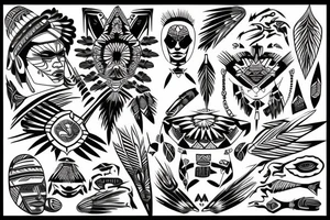 Cherokee Indian tattoo idea