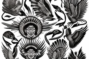 Cherokee thunderbird tattoo idea