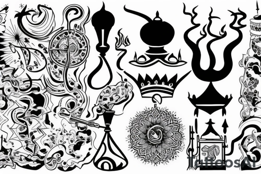 Genie lamp tattoo idea