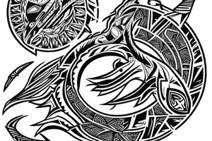 Cherokee hawk thunderbird tattoo idea