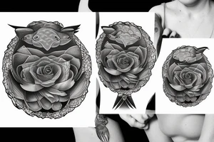 Tortoise with the shadow that says Mom tattoo idea